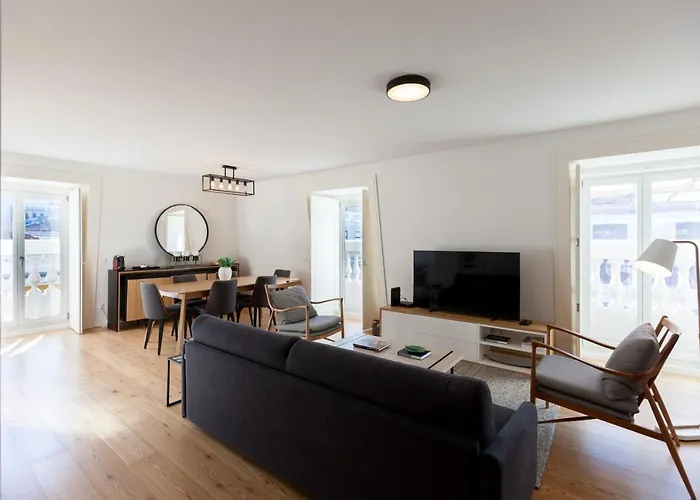 شقة Flh Praca Comercio Stylish With Balcony *