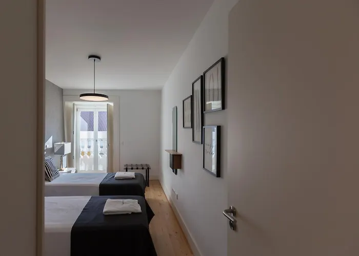 شقة Flh Praca Comercio Stylish With Balcony